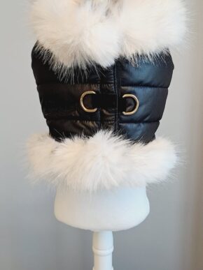 Perfect Harness Mon BonBon Privè Black con pelliccia lince