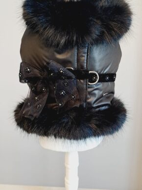 Perfect Harness Mon BonBon Privè Black con fiocco