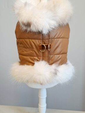 Perfect Harness Mon BonBon Privè con pelliccia lince