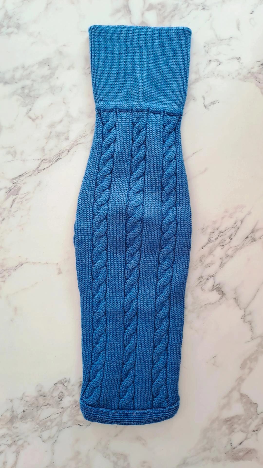 MAGLIONE jeans per cani in lana merino