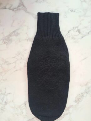 MAGLIONE PER CANI IN LANA MERINO NERO