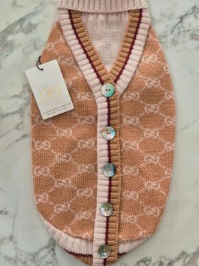 CARDIGAN per Cani in Lana Merino