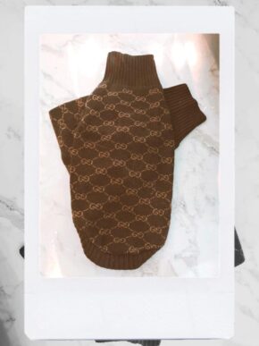 MAGLIONE GG Nocciola Lana Merino