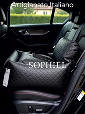 Seggiolino Auto per Cani Premium in Eco-Pelle | Anteprima